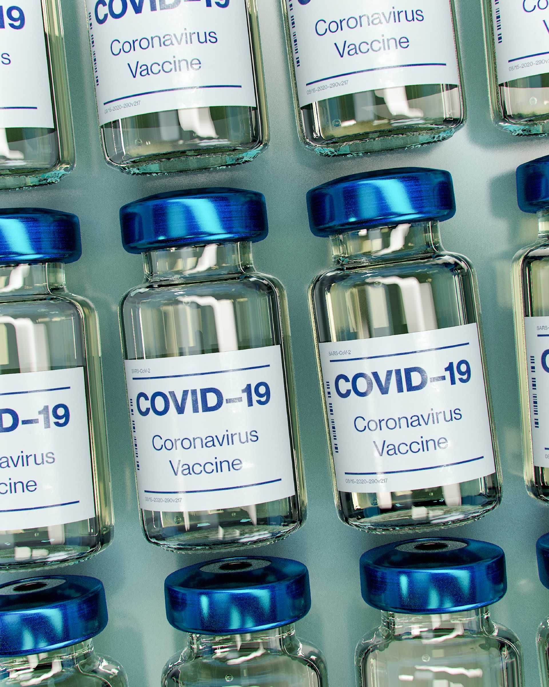 Picture of Covid vaccine vials