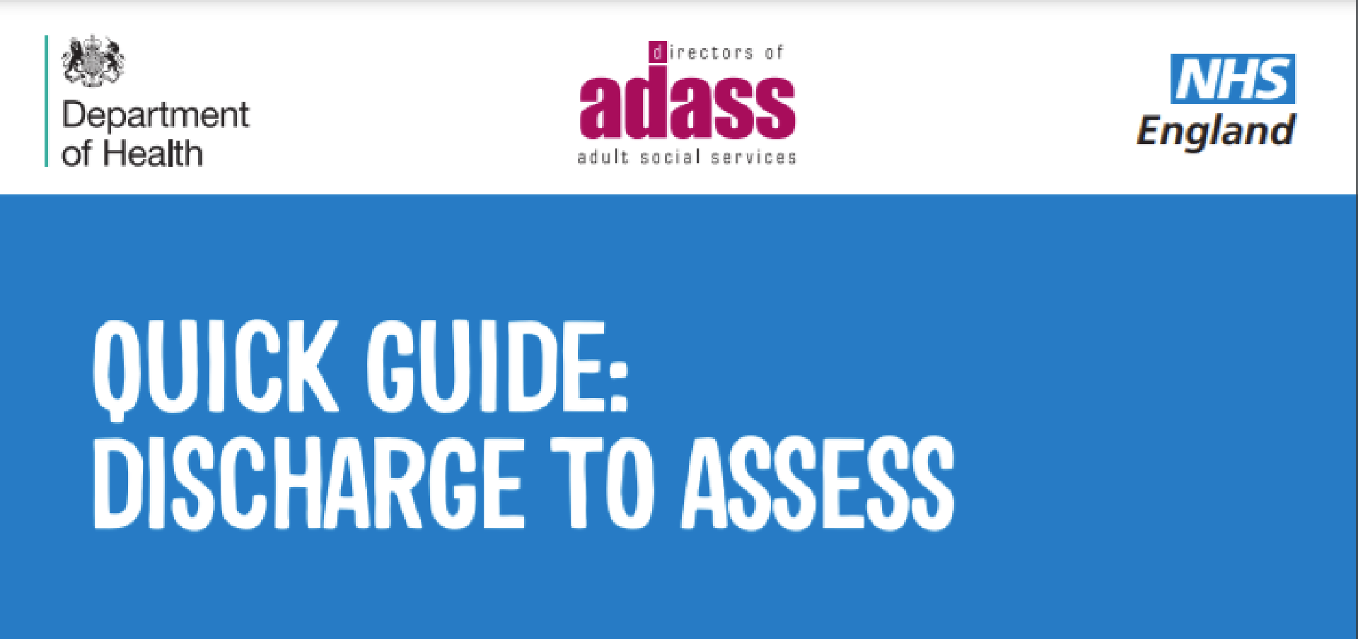 Discharge to Assess Image